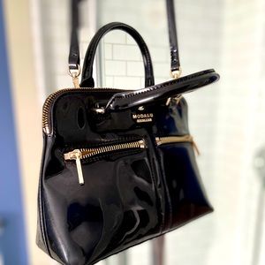 Modalu Mini Pippa Patent Handbag